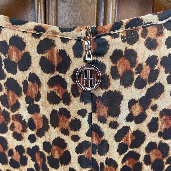 Tommy Hilfiger Women’s Lined Balloon Sleeve Fit and Flare Dress - Picture 5 of 6